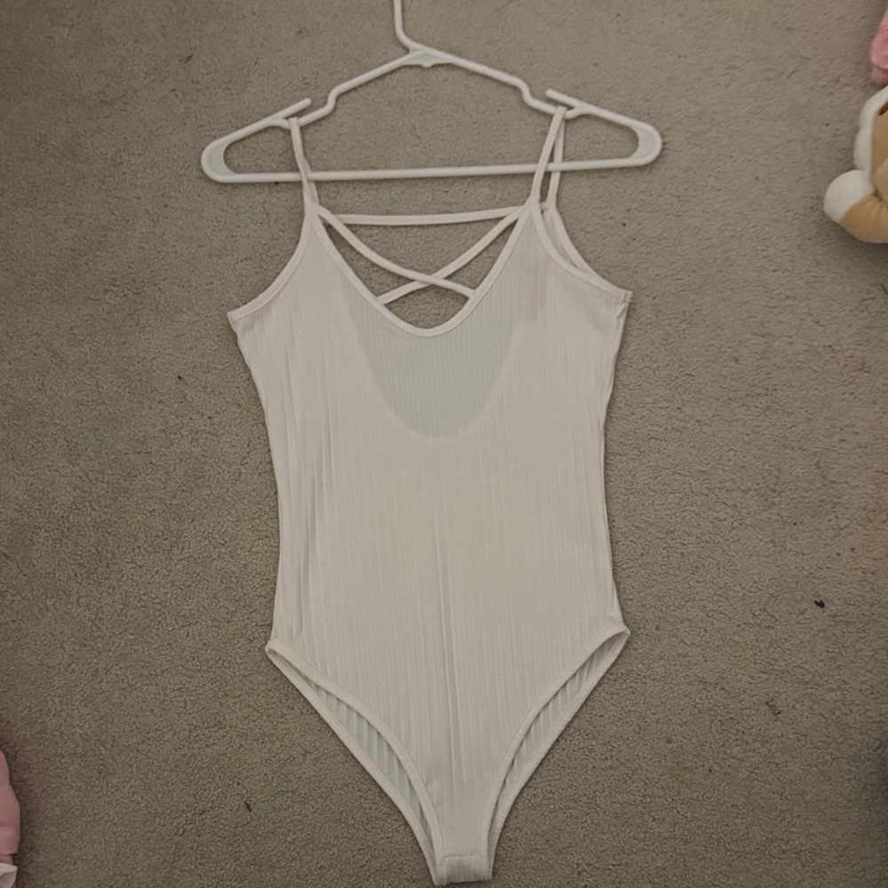 White Strappy Bodysuit